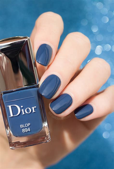 dior nail polish blue